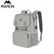 Mochila Lonchera Impermeable Porta Laptop Matein 1161 Gris