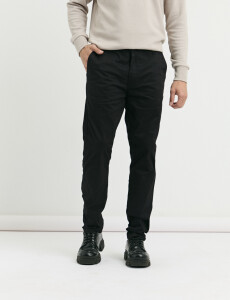 080575 PANTALON HARRINGTON LABEL Negro