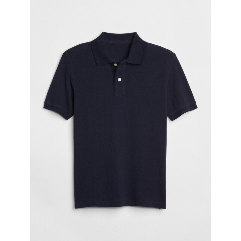 SS SOLID POLO TRUE INDIGO 340