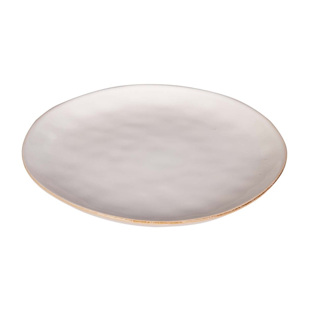 PLATO 27CM CERAMICA NATURAL-BEIGE DIANA