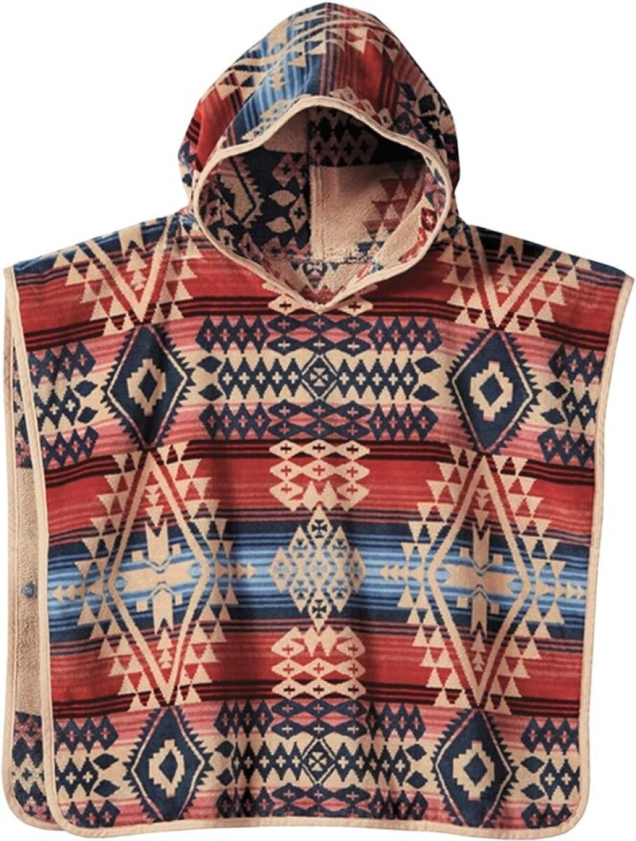CHILD JACQUARD HOODED TOWEL 