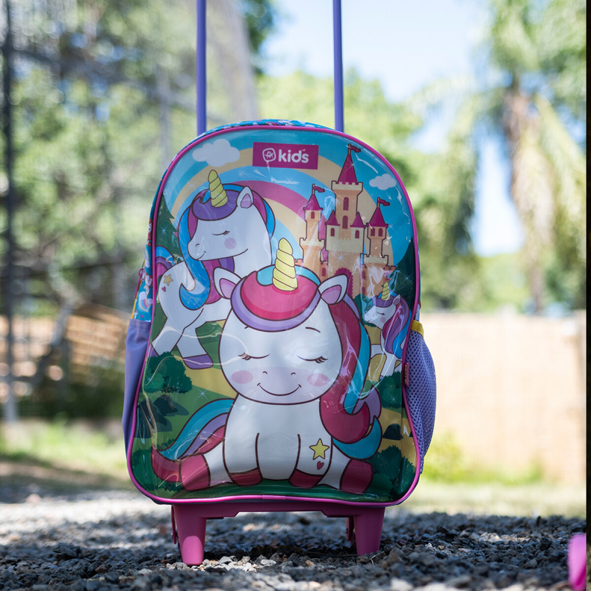 Mochila Unicornio con carro 16" 