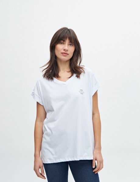 Musculosa básica Famone Blanco