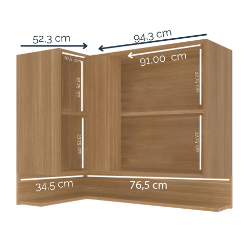 AEREO ESQUINERO MOBILIARIO COCINA MDF COLORS FREIJO FREIJO