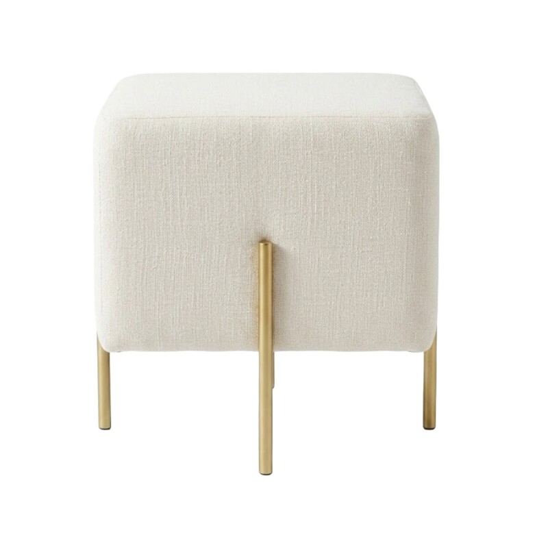 PUFF BEIGE CL 40X40X40CM Unica
