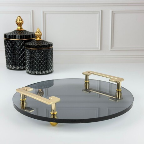 Bandeja Vidrio Circular Decorativa Ø25cm Bandeja Vidrio Circular Decorativa Ø25cm