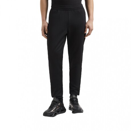 GOLD LABEL STRETCH TECHNICAL TWILL - EA7 EMPORIO ARMANI Black