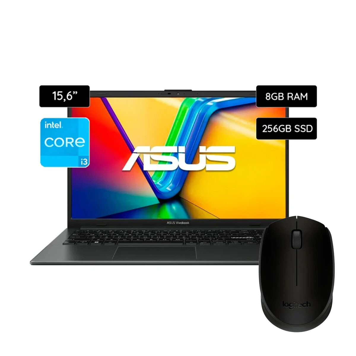 Notebook ASUS Vivobook GO 15 E1504GA-NJ034W i3-N305 256GB 8G 