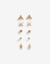 Aros Sets Metal Set De Aros Pasantes Metal Dorado - Dorado