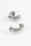 Aros acero plateado