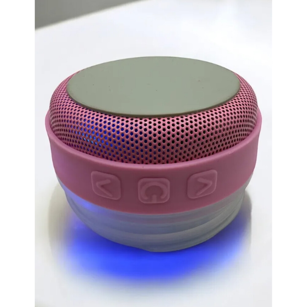 Vaso Termico de 600ml Con Parlante Rosa