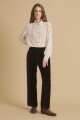 PANTALÓN RELAXED Marron
