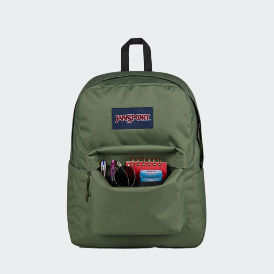 Mochila Jansport Superbreak Plus Deep Cargo Green