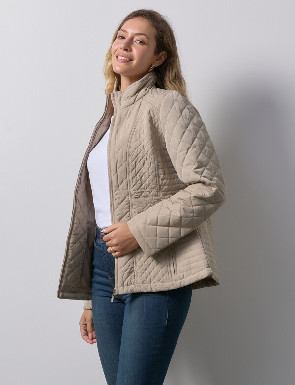 Campera Capitoneada BEIGE