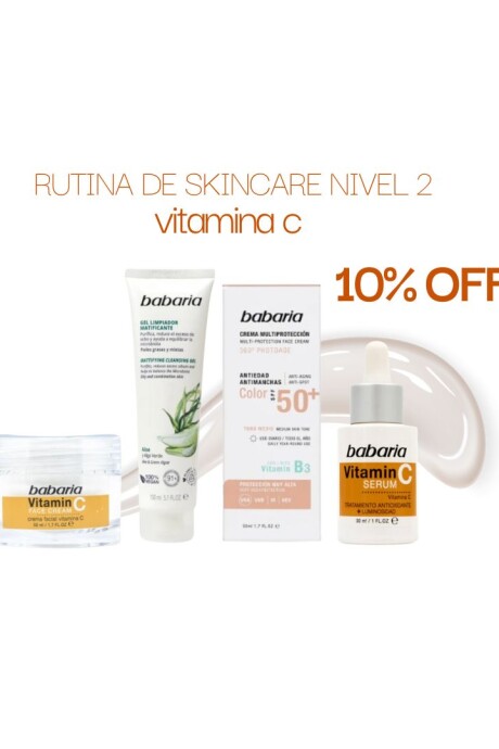 Rutina de skincare NIVEL 2 Vitamina C