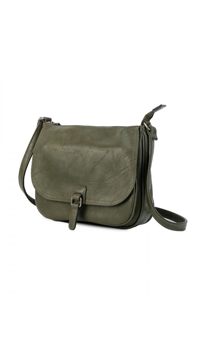 BANDOLERA RAQUEL - VERDE MILITAR 