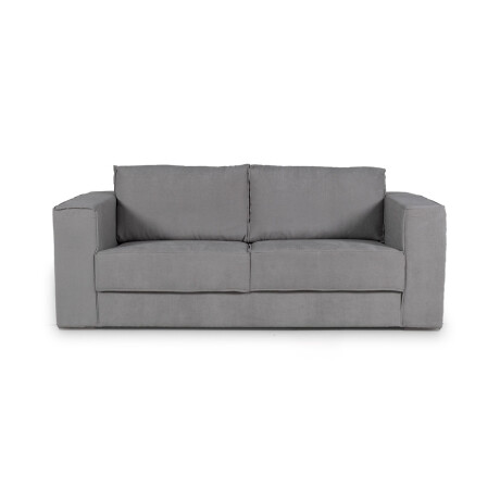 Sofá Olimpus - Microfibra - 3 cuerpos Kruger 06-155 (Ceniza)