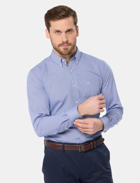 CAMISA CUADROS Celazul