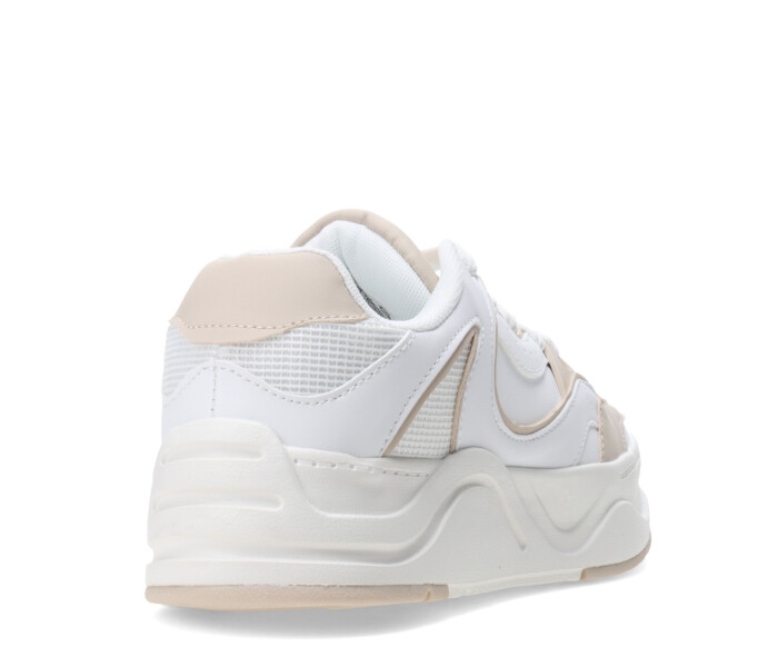 Championes de Mujer Miss Carol CARMELO acordonado Blanco