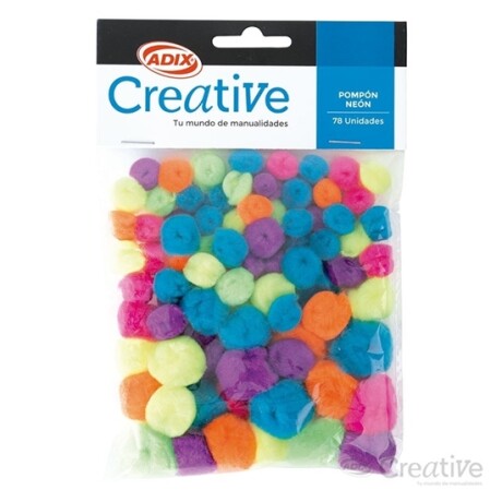 Confetti Creative Pompon Neon x 78 Confetti Creative Pompon Neon x 78