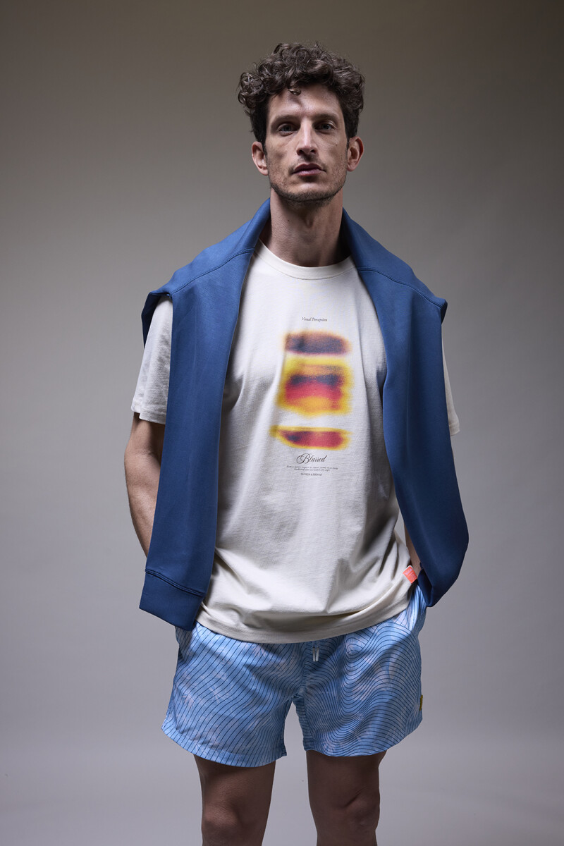 T-SHIRT BLURRED - NUBE MEL 