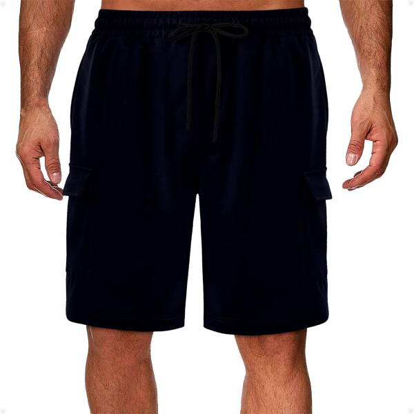 Short Bermuda Deportiva Cargo Azul