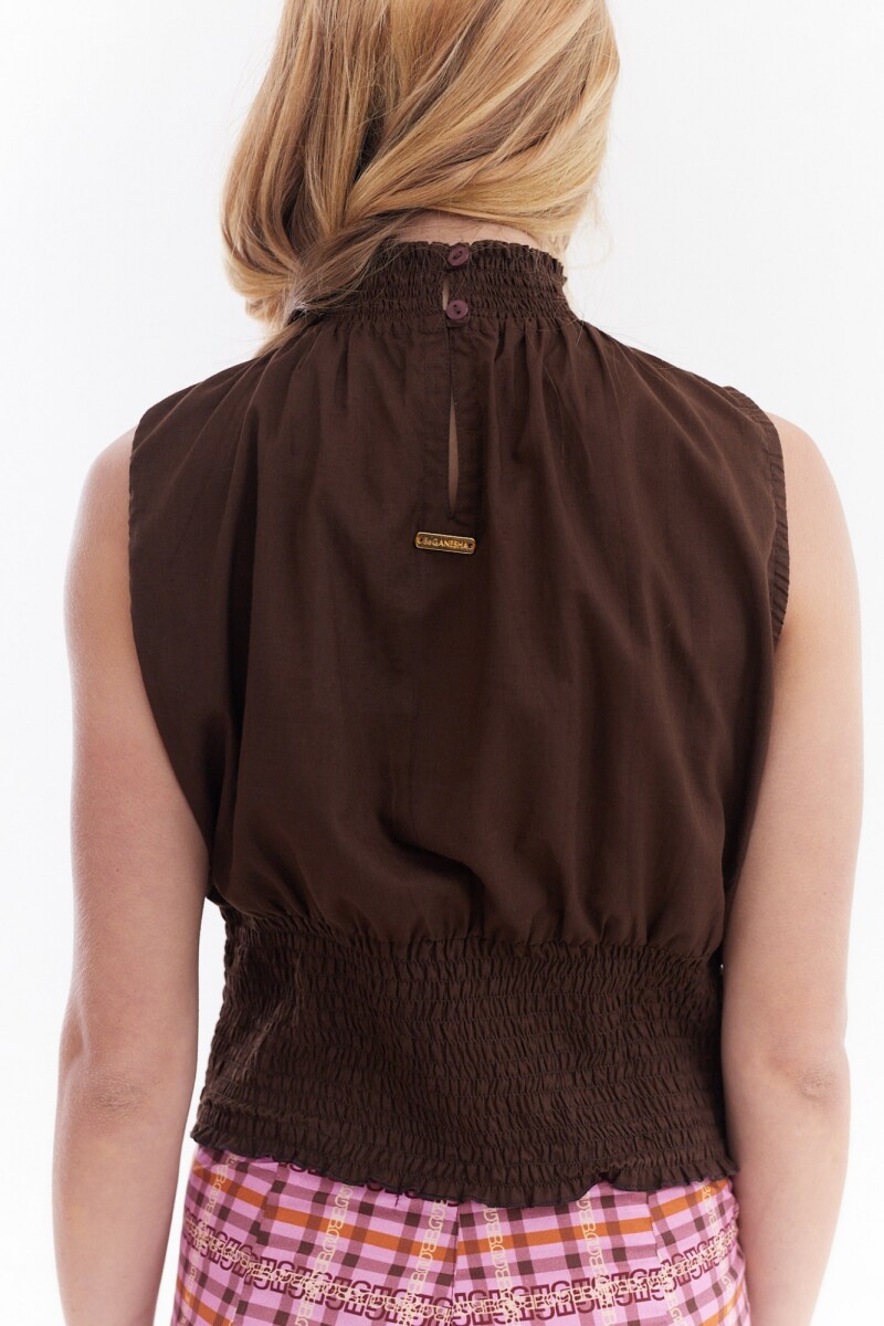 Blusa Flush Marrón