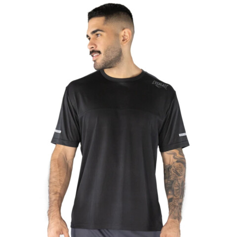 TSHIRT MEN POLY EVERLAST SLAM WT XL BK