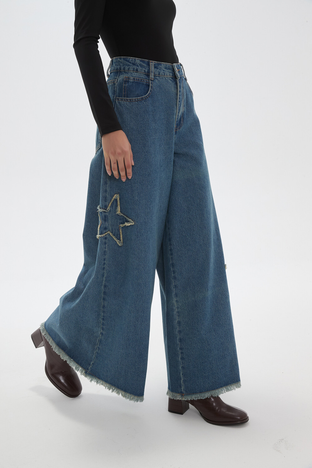 Pantalon Darling Azul Grisaceo