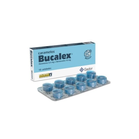 Bucalex 10 Comprimidos Bucalex 10 Comprimidos