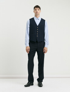 470696 CHALECO VESTIR HARRINGTON SELECT Azul Oscuro