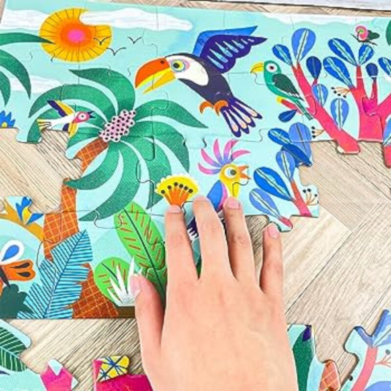 Puzzle Silueta Coco el Tucán Djeco Puzzle Silueta Coco el Tucán Djeco