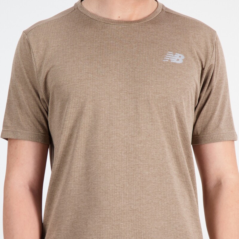 Remera New Balance de Hombre - Impact Run - MT21262MUH MUSHROHR