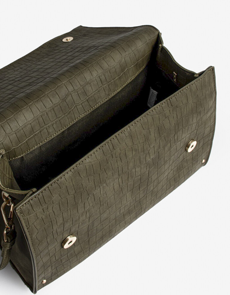 Sobres Cartera Formato Sobre Croco - Verde Claro