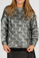 Sweater Hiedra Plateado
