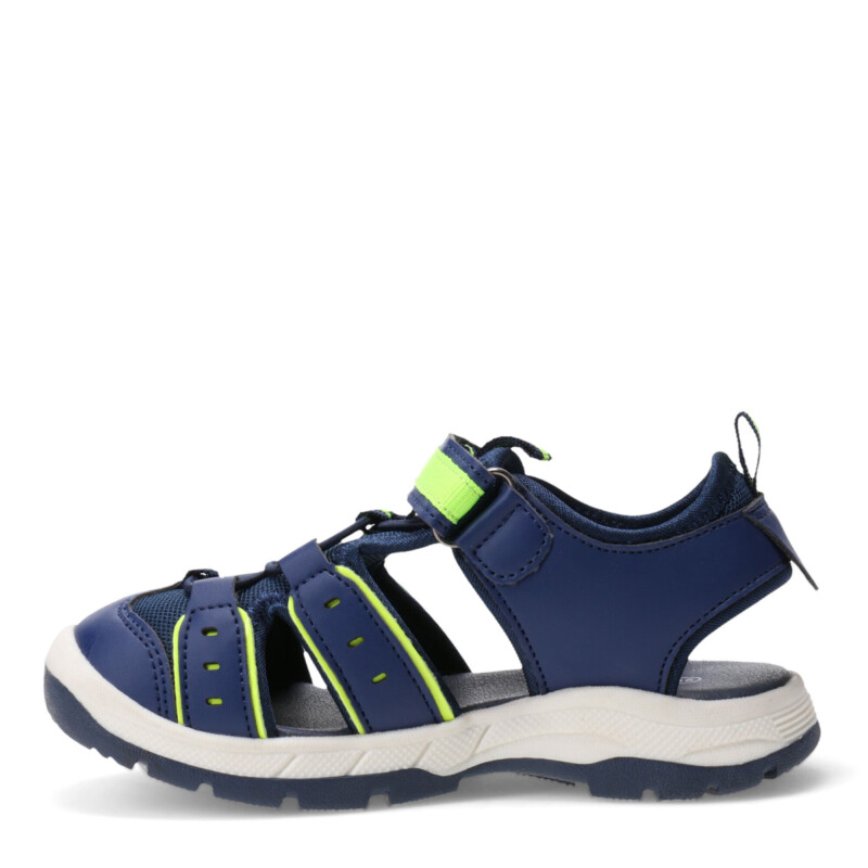 Sandalias Infantiles Croco Kids DEPI deportiva con puntera cerrada Azul Marino