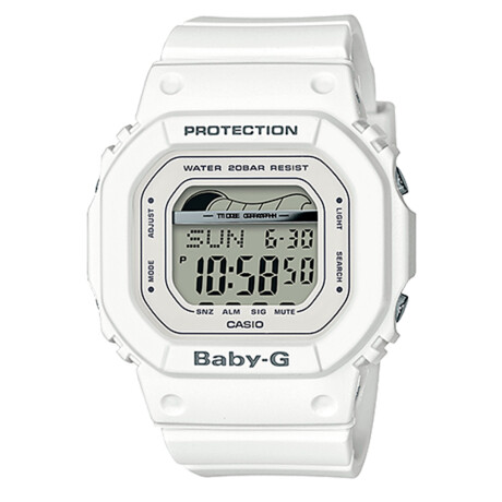 Reloj Baby-G Casio Resina Deportivo Blanco 0