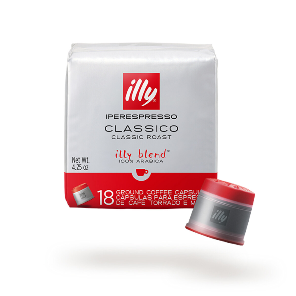Cápsulas illy Iperespresso de tueste CLASSICO: 18 cápsulas 