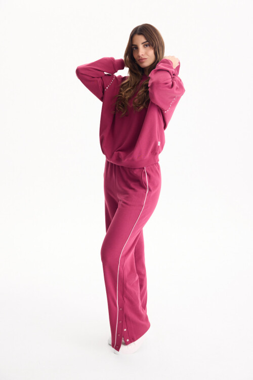 Pantalon Street Line Bordeaux