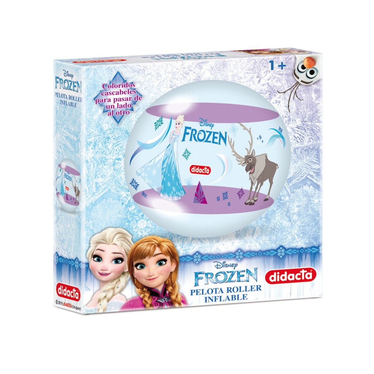 Pelota Roller Inflable con Sonido Frozen 450/20 