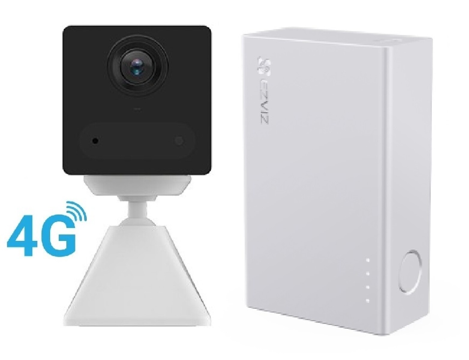 Camara 4G Ezviz CB2 2K 3MP Blanca con Powerbank 