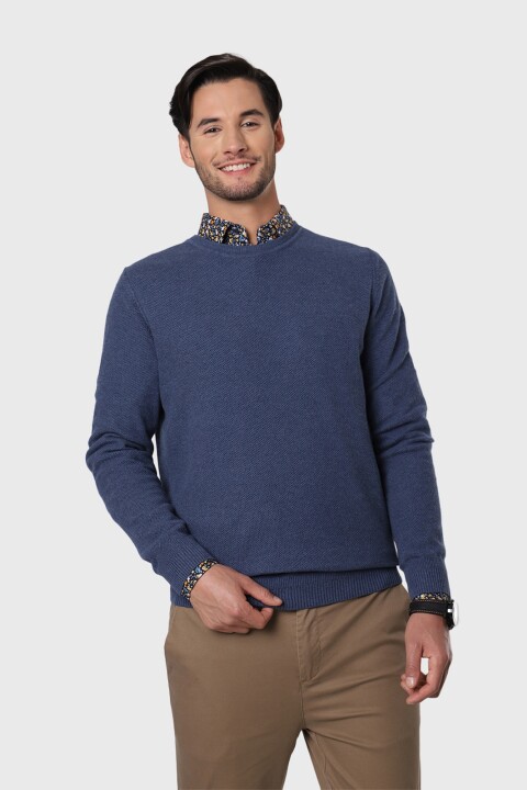 Sweater Arrow Cuello a la Base DENIM