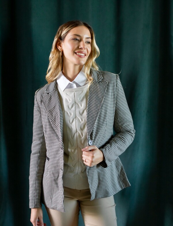 Blazer Gales NEGRO/BEIGE