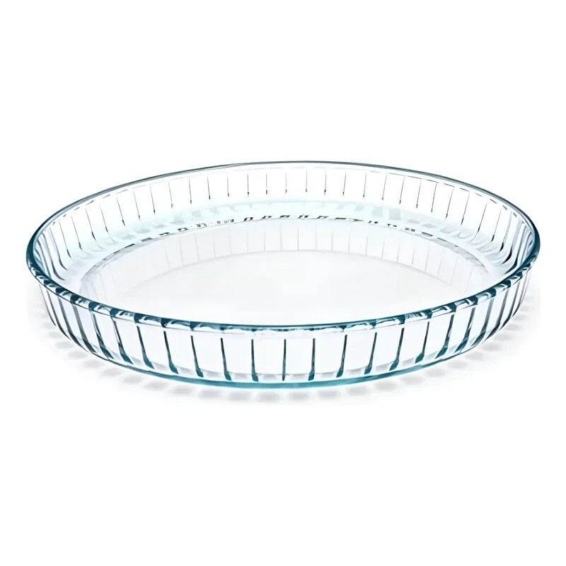 Fuente redonda de vidrio 27cms - Apta para Horno - X-HP1300 Fuente redonda de vidrio 27cms - Apta para Horno - X-HP1300