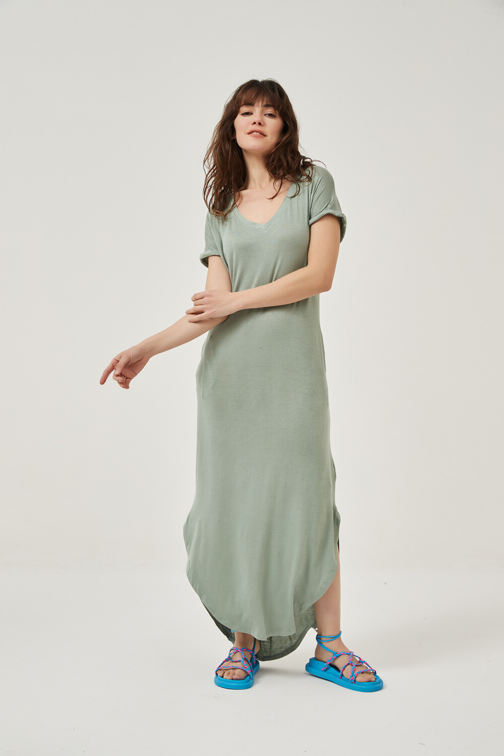 Vestido Agosti Verde Claro