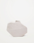 Jarrón Lahara de papel maché gris 21 cm Jarrón Lahara de papel maché gris 21 cm
