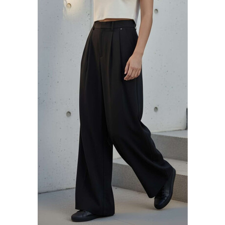 Pantalon Wide Leg Negro