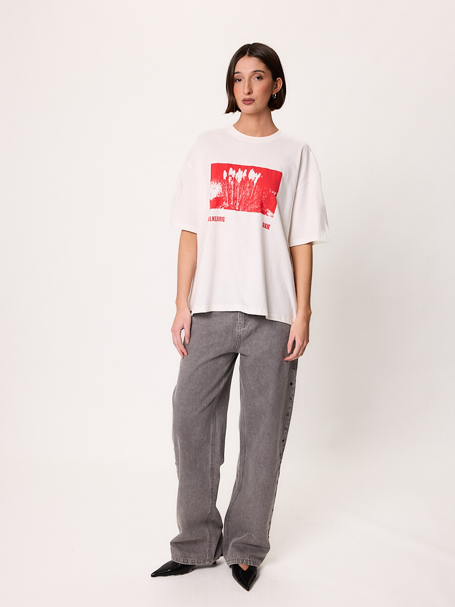 T-SHIRT M/C ORROZ DIXIE Blanco