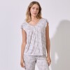 Set Remera & Capri MULTI/GRIS