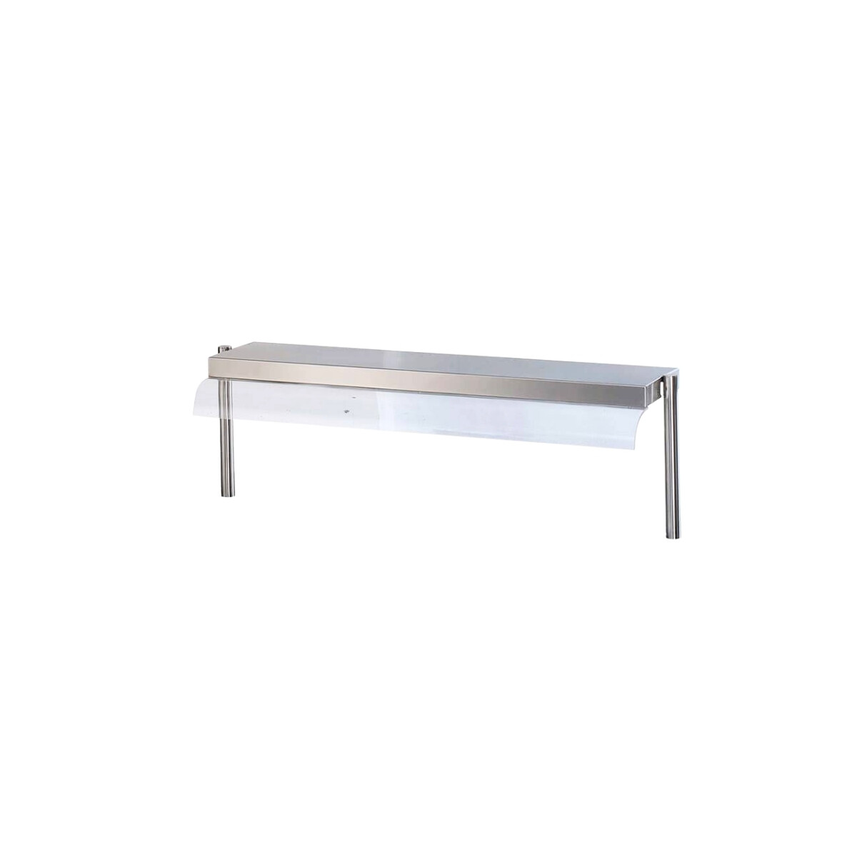 Pasa Platos para Mesa Buffet de Acero Inoxidable 140 x 30 x 45 cm 